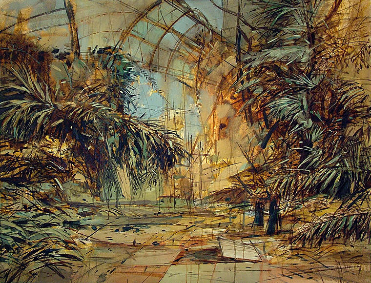 Coşkun Sami, "Fauna Flash", 2005. Tuval üzerine yağlı boya, 89 x 119 cm Coşkun Sami, "Fauna Flash", 2005. Tuval üzerine yağlı boya, 89 x 119 cm